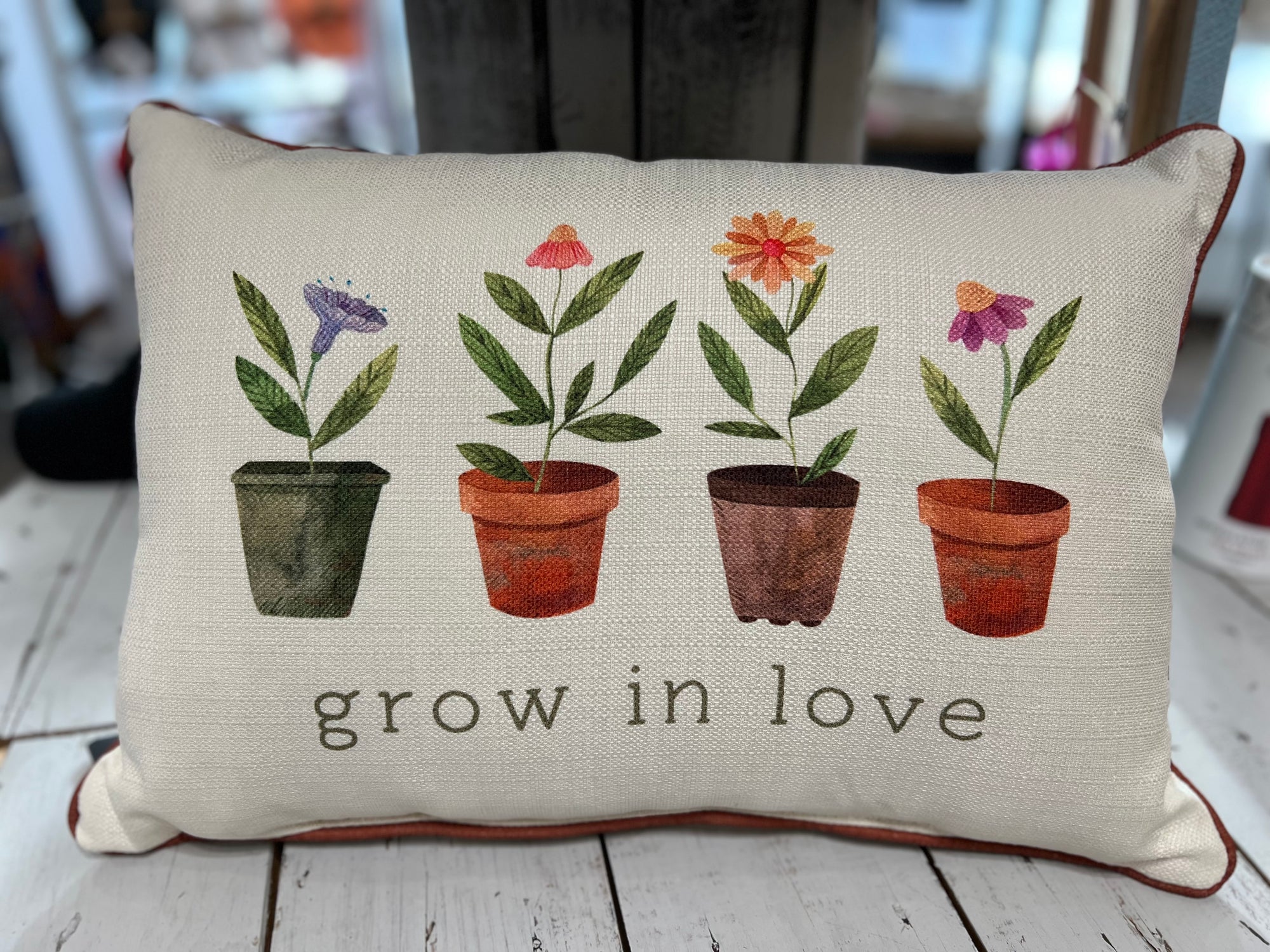 Grow in Love Pillow