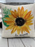 Be Happy Sunflower Pillow