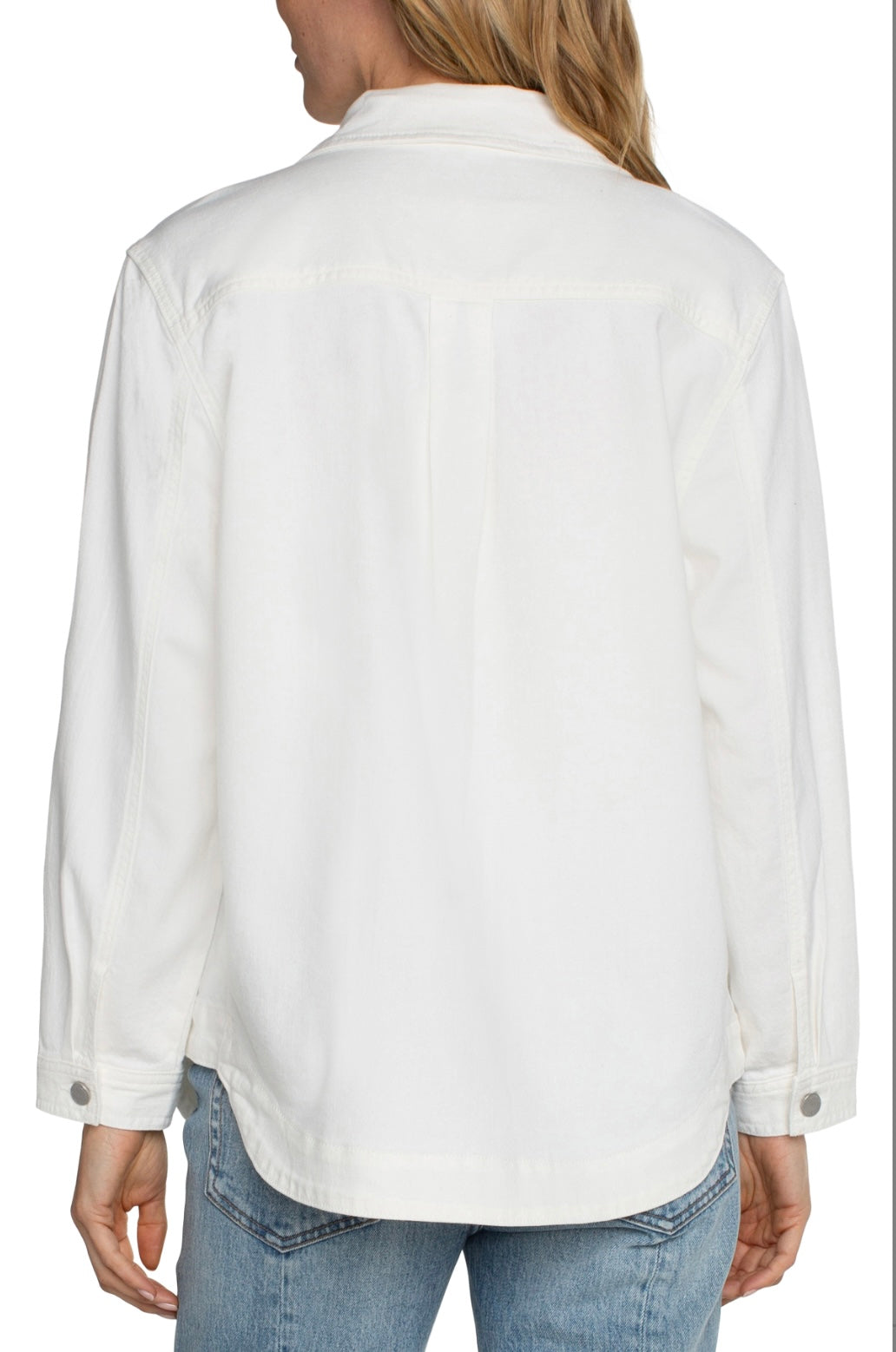 Liverpool White Shirt Jacket