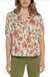 Liverpool Short Sleeve Floral Top