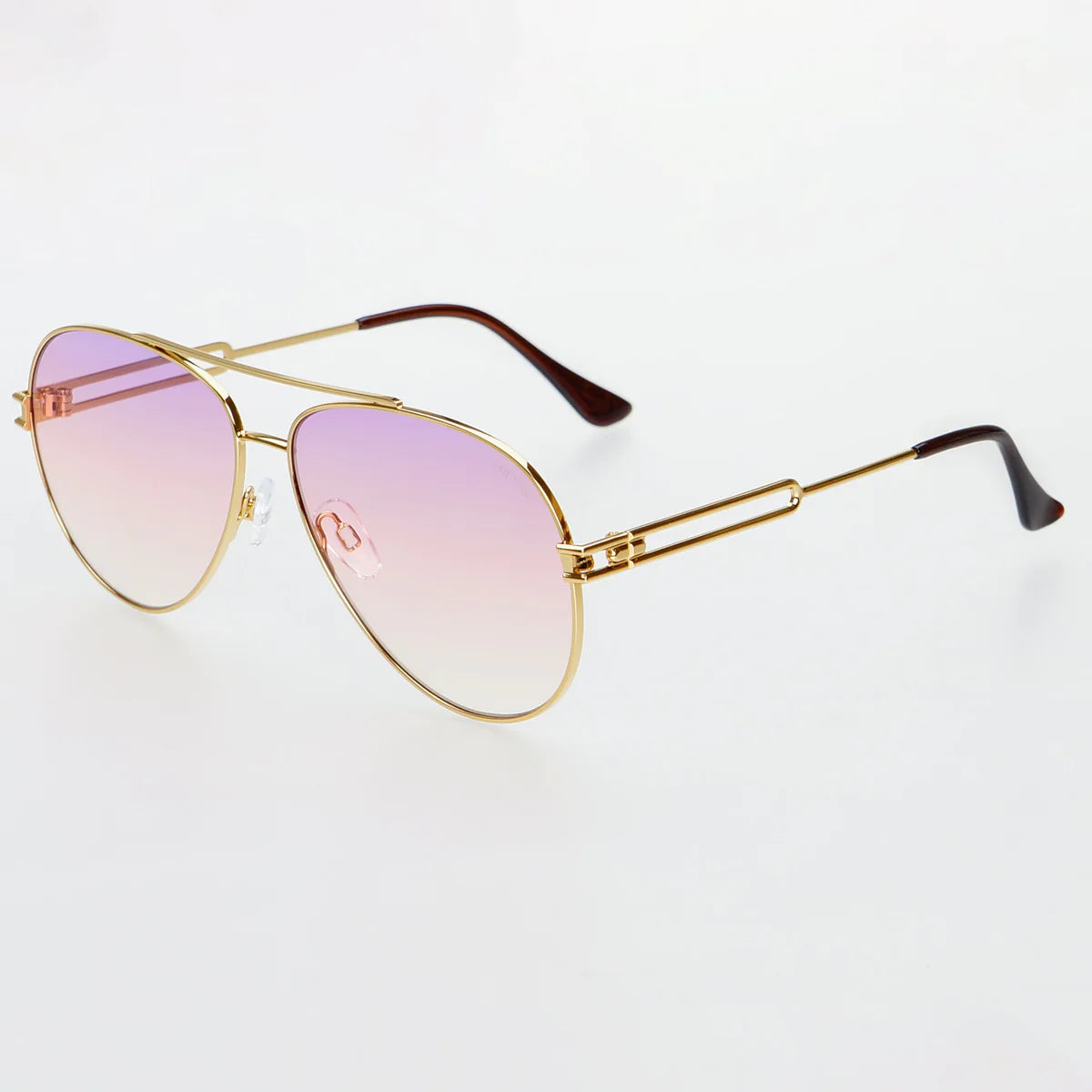 FREYRS Henry Gold Pink Sunglasses