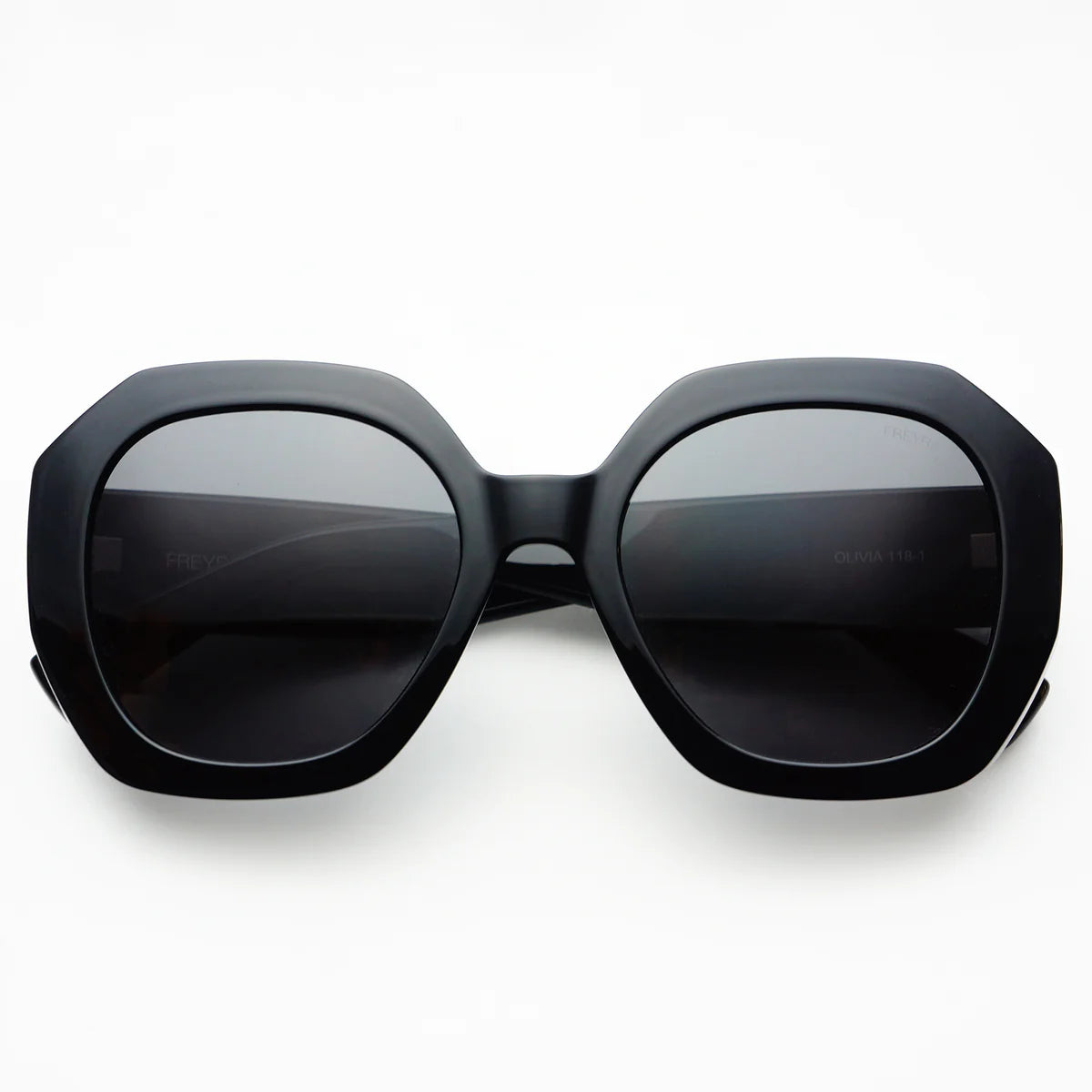 FREYRS Olivia Black Sunglasses