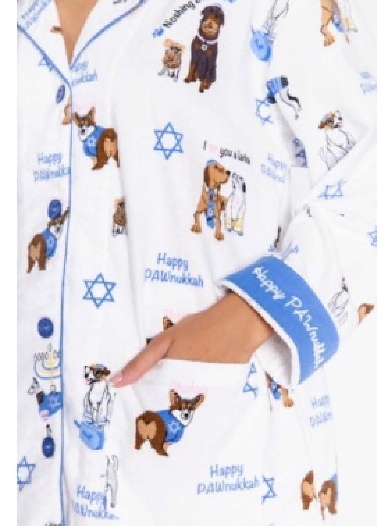 Happy Pawnukkah Hanukkah Pajamas Set by P.J. Salvage
