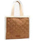 Sondra Roberts Quilted Faux Suede With Shearling Trim